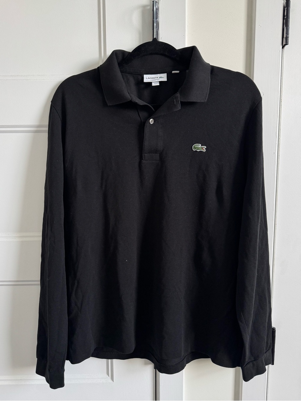 Lacoste Casual Men’s Black Long Sleeve Polo FR 5